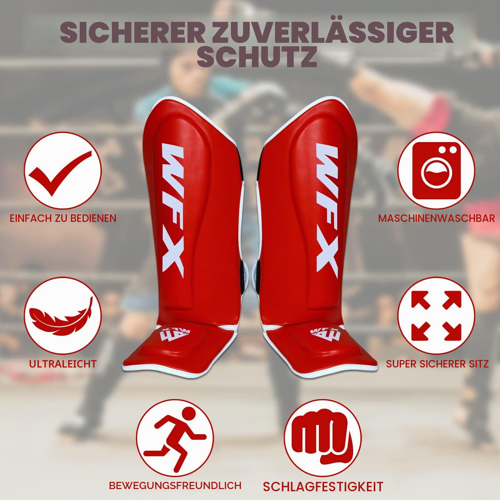 Schienbeinschoner für Kinder – MMA – Muay Thai – Kickboxen – Jungen und Mädchen