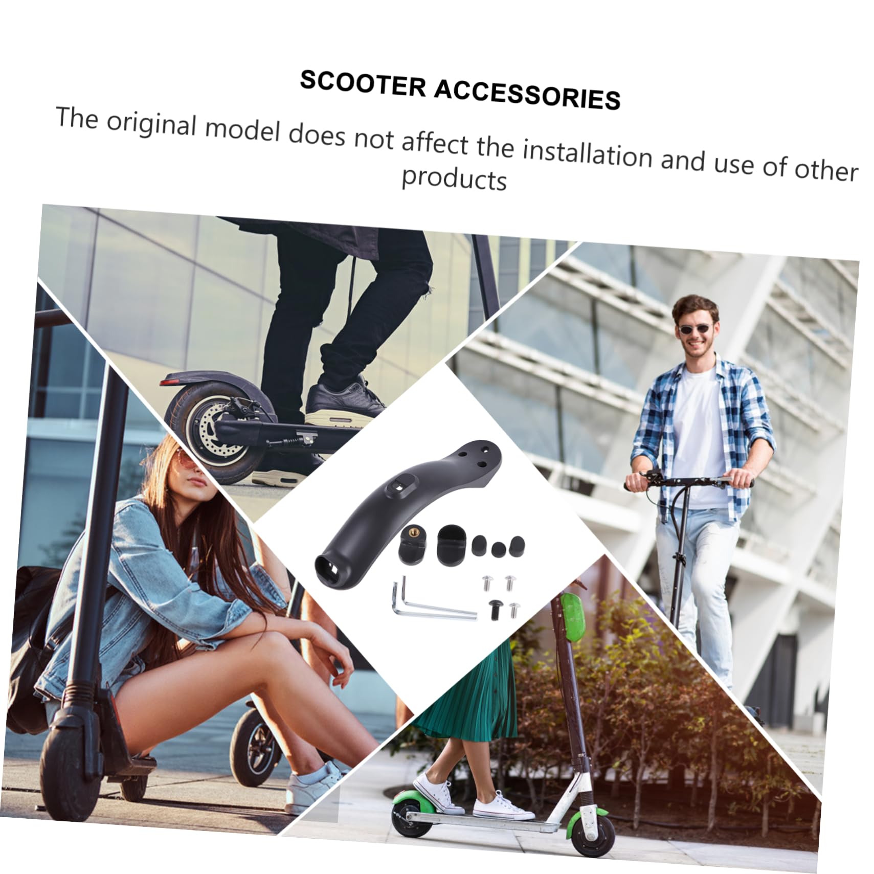 Toyvian Parafanghi Posteriori per Monopattini Elettrici Accessorio Ricambio Resistente per Protezione e Installazione Facile Design Rinforzato Compatibile Altri