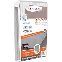 Guardmax Jersey Knitted Sleeper Sofa Size Mattress Protector - Waterproof & Dust Mite Proof Mattress Cover with Stretchable Pockets - Soft, Comfortable, Noiseless Waterproof Fitted Sheet.60x72x7