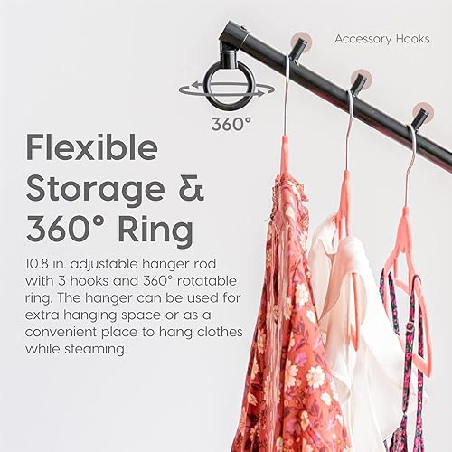 Miniatura 5 de IRIS USA - Perchero de metal con estilo boutique y moderno, color blanco