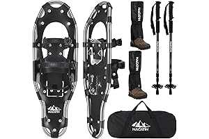 NACATIN Pro Snowshoes with Heel Lift