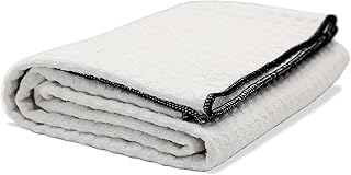 Adam's Great White Microfiber Drying Towel - Soft & Absorbent Microfiber Drying Towel That Wont Scratch or Swirl Delicate Surfaces - The Safe, Effortless Way to Dry Your Vehicle