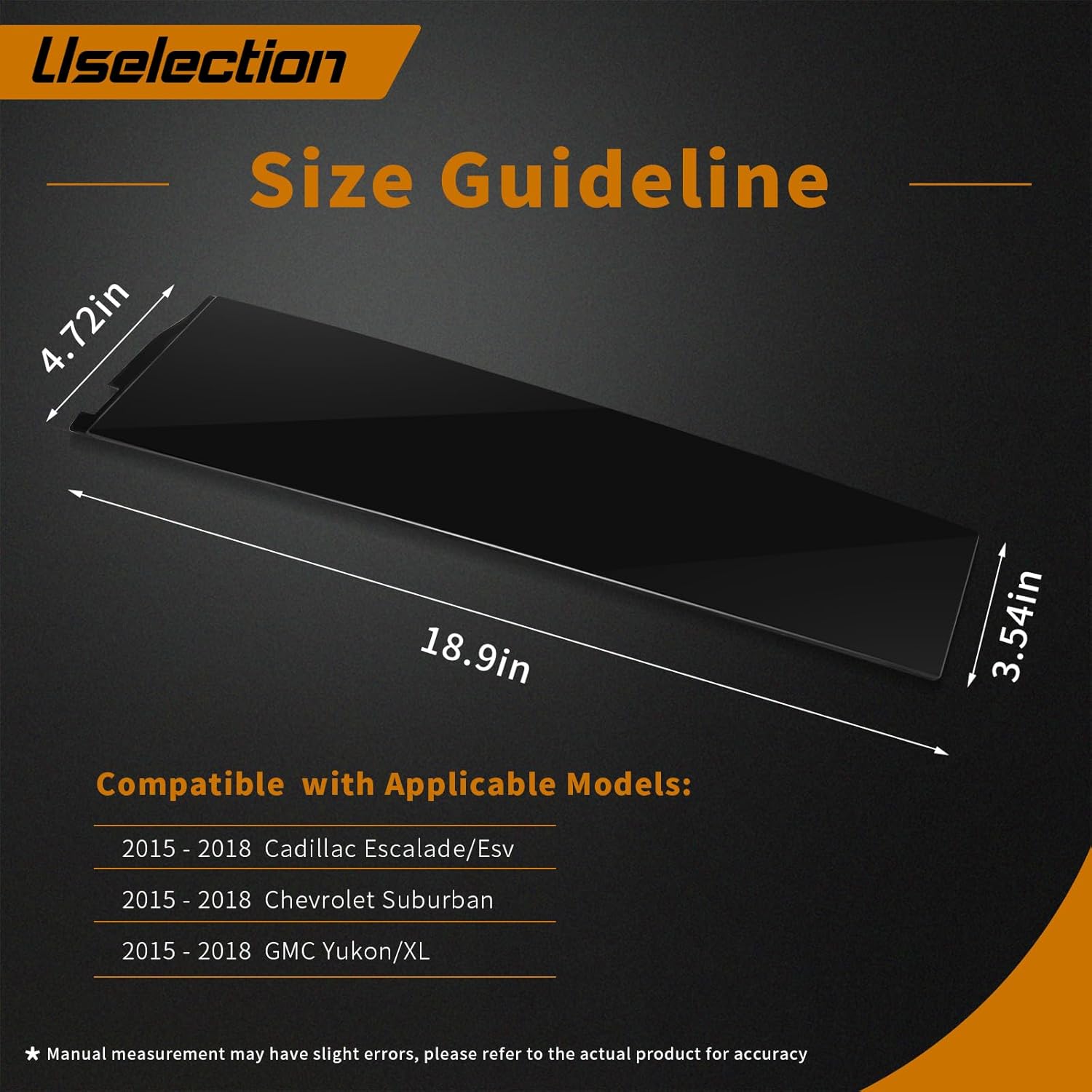 926-247 926-248 Rear Driver and Passenger Side Rearward Door Applique Compatible with Chevrolet Suburban 3500 HD Cadillac Escalade ESV GMC Yukon XL 2015-2018