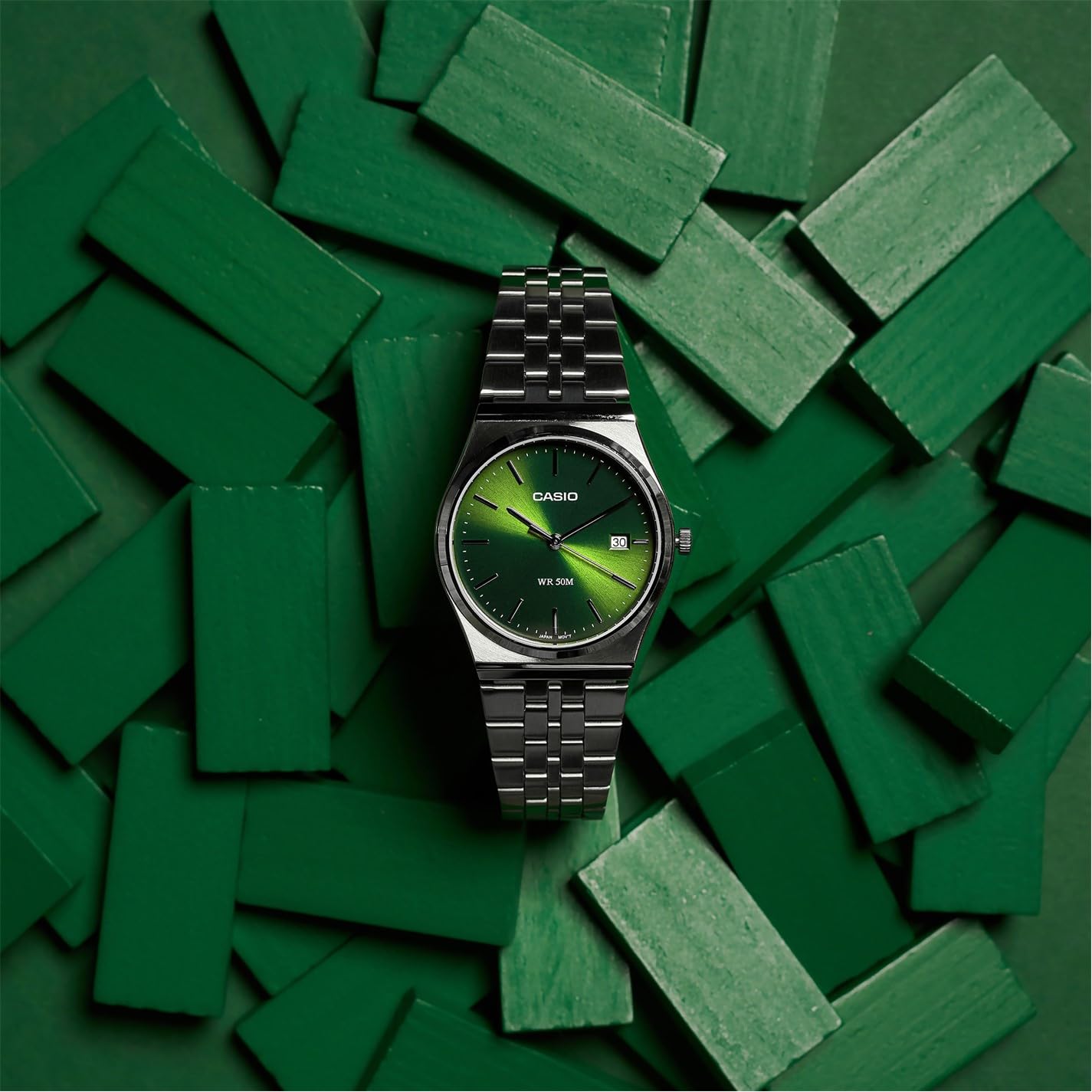 Zegarek Casio Collection MTP-B145D-3AVEF stal nierdzewna