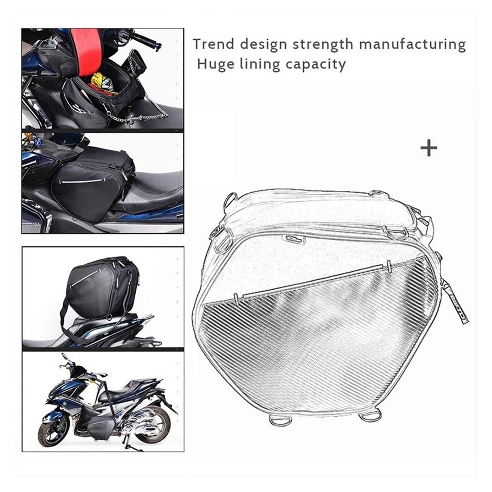 Per BMW C400X C400GT C650GT C 400 XC 400 GT C 650 GT 2019 Borsa Da Serbatoio Impermeabile Per Moto E Scooter Borsa Da Tunnel Borsa Per Attrezzi Moto Selle Bagagli