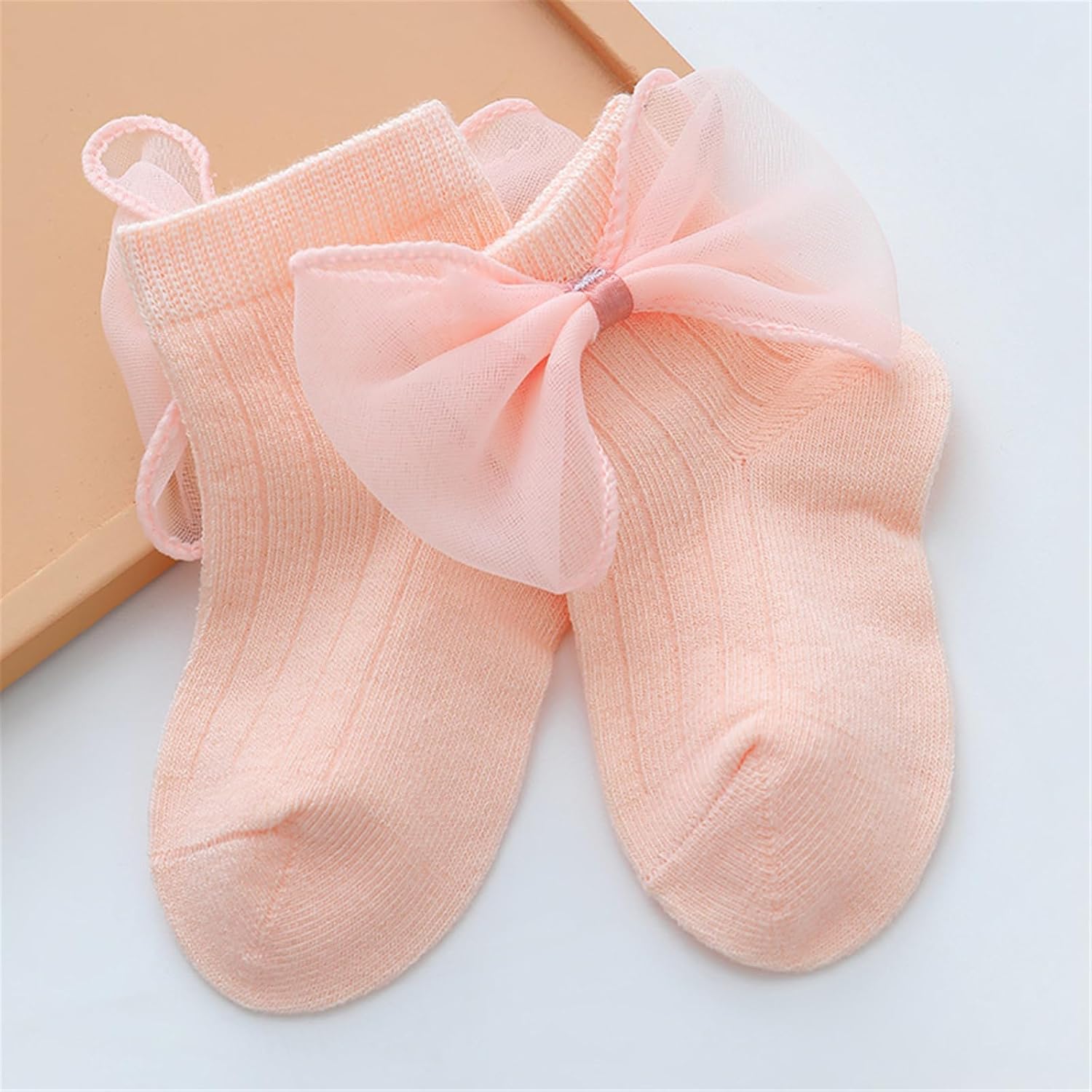 Baby Socks NonSlip Ankle Breathable Lace Bowknot Infant Soft For Spring Indoor Activity Socks For Baby