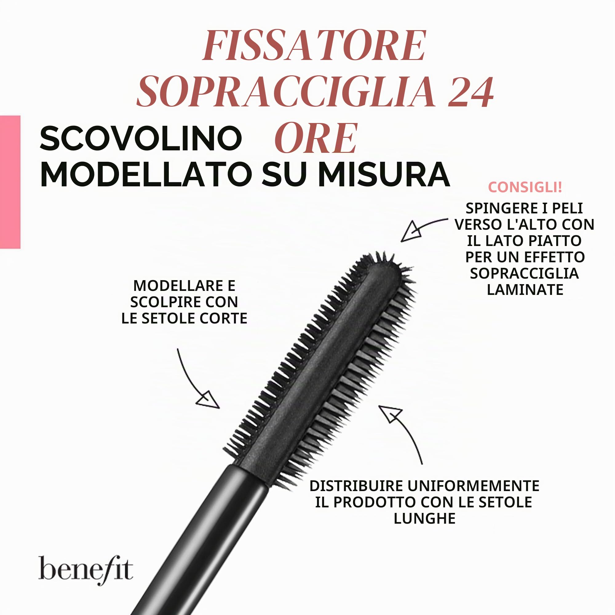 Benefit C-BE-137-01 Setter per Sopracciglia 24 Ore, Trasparente, 3.5 ml