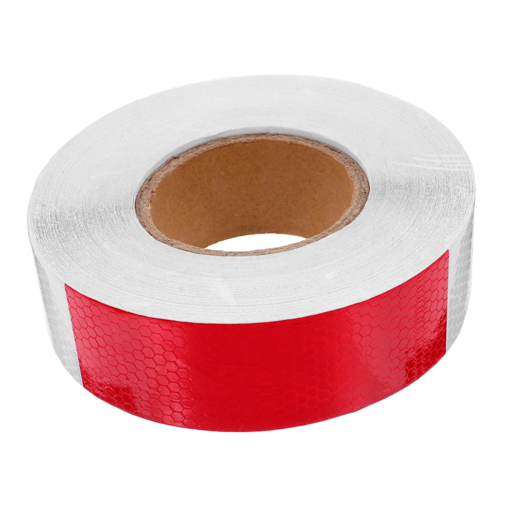 Cinta de señalización de Peligro, Cinta de Advertencia Reflectante autoadhesiva Multicolor 5 cm x 45 m diseño de Panal Impermeable