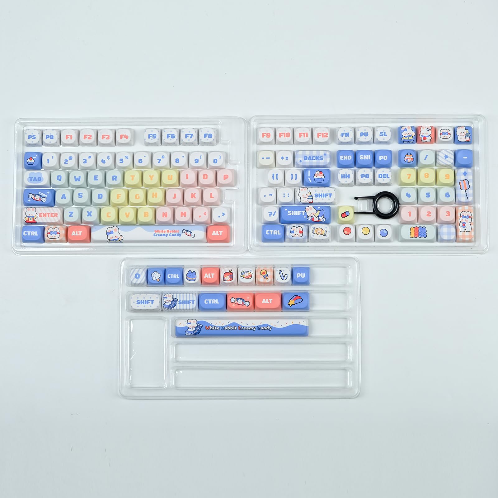 Amazon | ZXMICYFA PBT キーキャップ 126キー カスタムキーキャップ