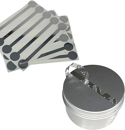 ATL Direct Pegatinas a prueba de manipulaciones de 0.75 x 5.5 pulgadas, calcomanías de seguridad a prueba de manipulaciones, 100 etiquetas a prueba