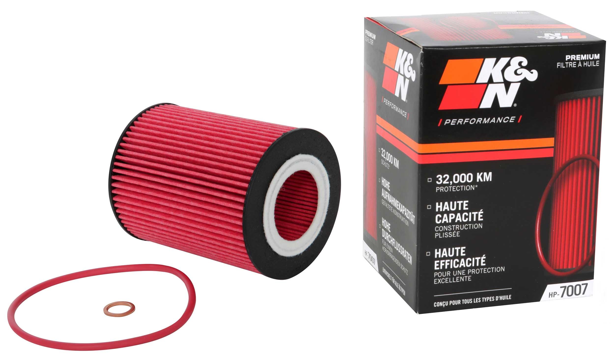 K&N Premium Oil Filter: Protects your Engine: Compatible with Select BMW/LAND ROVER/FORD/VOLVO Vehicle Models (See Product Description for Full List of Compatible Vehicles), HP-7007