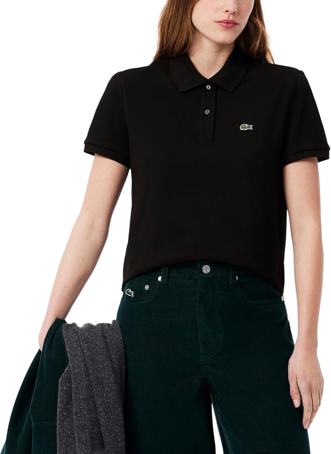 Lacoste Women's Classic Fit Short Sleeve Petit Piqué Polo