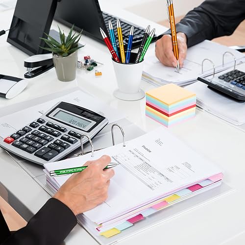 Miniatura 5 de Chris.W 10 bolígrafos de contador lindos, Be Audit You Can Be Funny Accountant, bolígrafos para amigos, bolígrafos de bola de escritura para CPA,