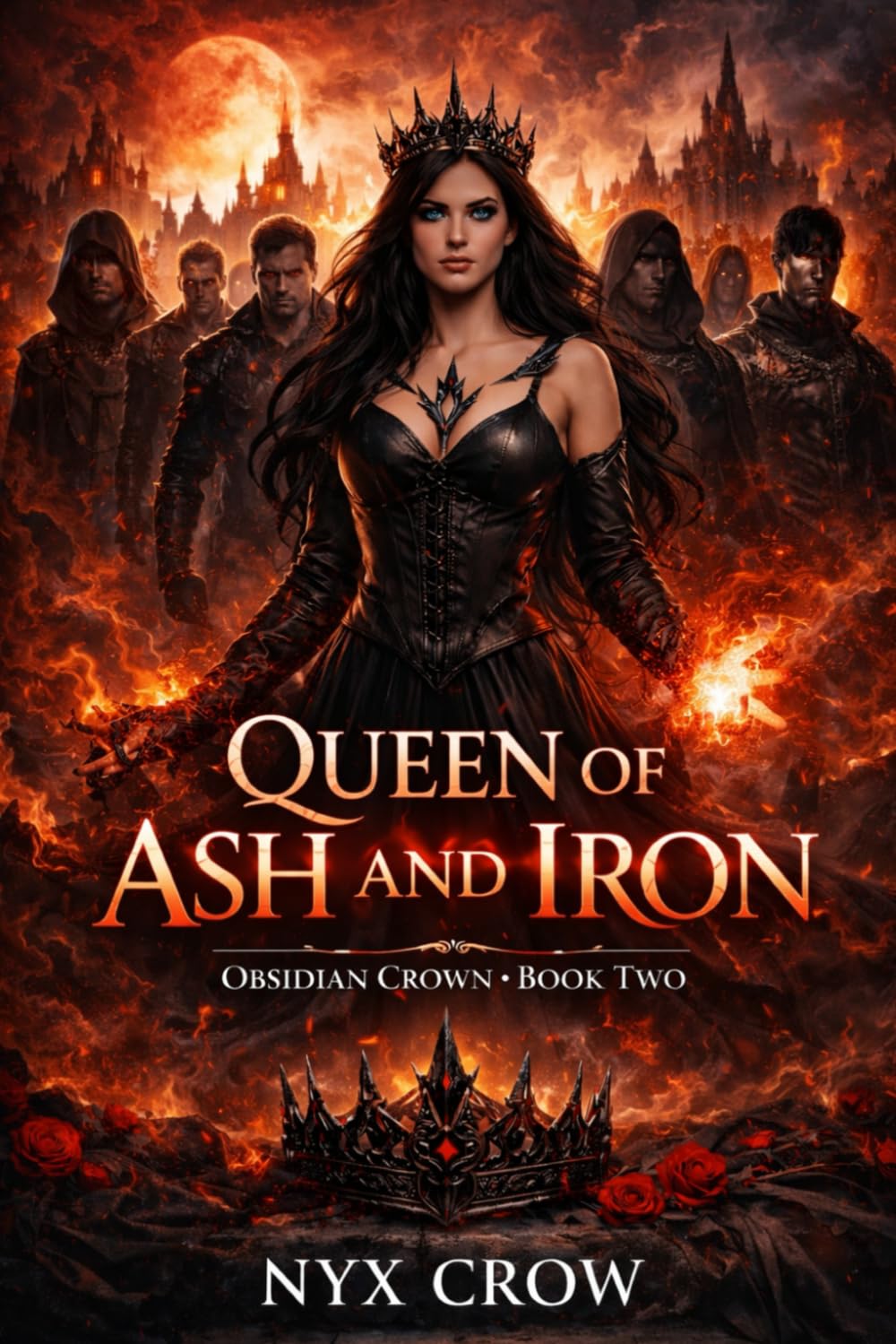 Queen of Ash and Iron: An Epic Dark Fantasy Romance (Obsidian Crown)