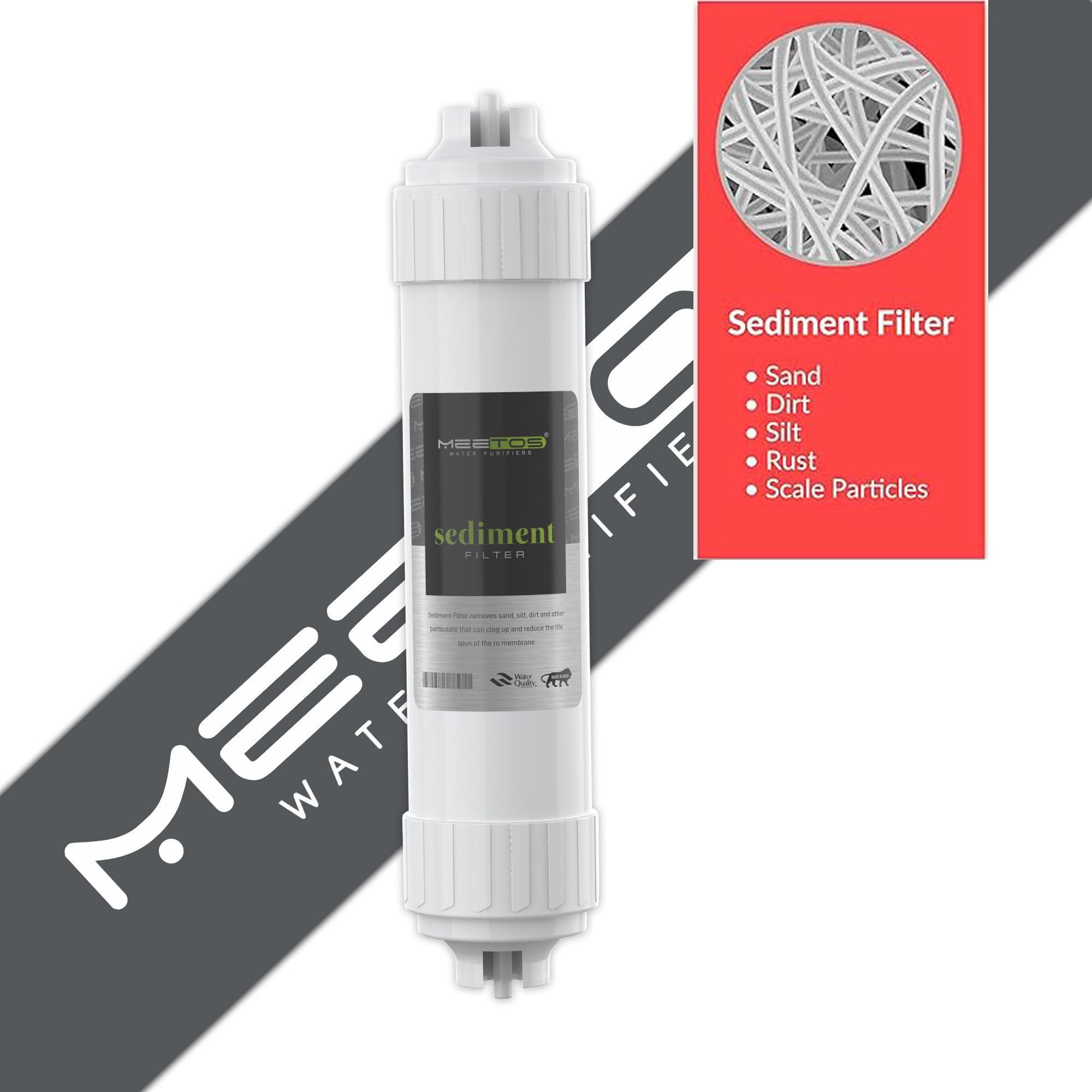 MEETOS Inline Water Filter Kit - Purify Your Water -2
