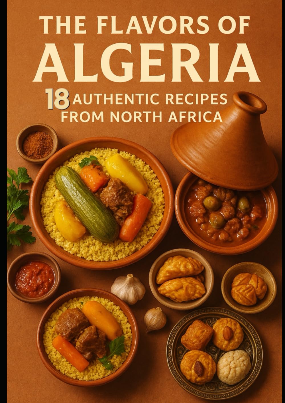 The Flavors of Algeria: 18 Authentic Recipes from Algeria North Africa: Easy & Traditional Dishes: Couscous, Chorba, Tagines, and Algerian Sweets