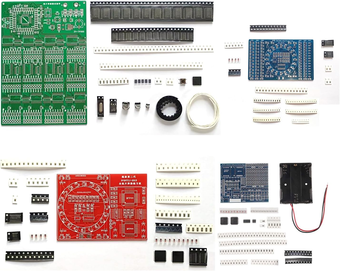 ISolderStore Soldering Practice Kit 4 Kits SMD SMT Kit DIY