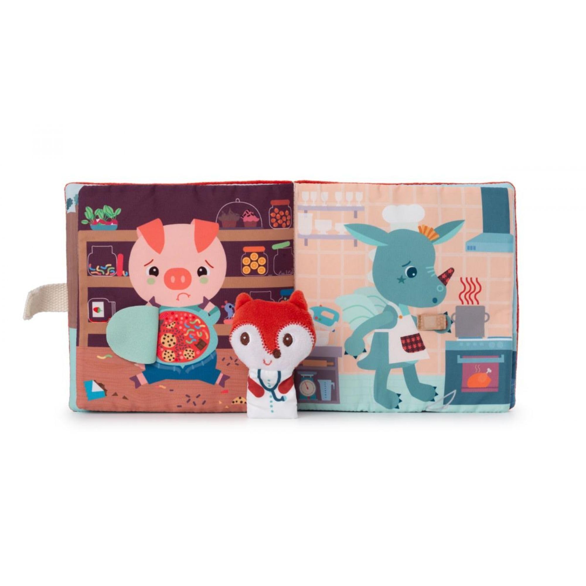 LILLIPUTIENS - Libro de Actividades Alice Doctora - Libro Interactivo para niños con Espacios Personalizables - Juguete de estimulación - Estimula la imaginación - Desde 12 Meses - 83534