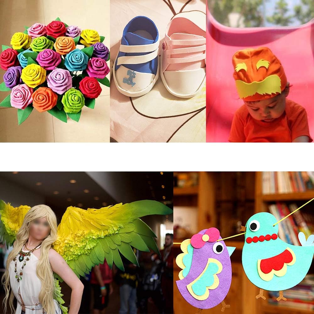 30 Pcs EVA Foam Sheets,8 x 12 inch,Assorted Colors (15 Colors),2mm Thick,Perfect for Craft Projects,Kids DIY Projects : Arts, Crafts & Sewing