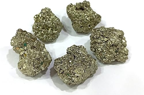 Miniatura 5 de Wholesalegemshop Pirita dorada natural de una sola pieza en trozos de piedra preciosa de roca Espiritual Miedo Cristal Curación Reiki Feng Shui