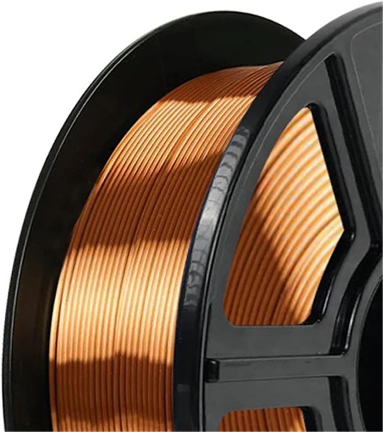 PLA 3D Printer Filament 1.75mm, 2×250g Set (Red Copper/Copper), 3D Printing Material