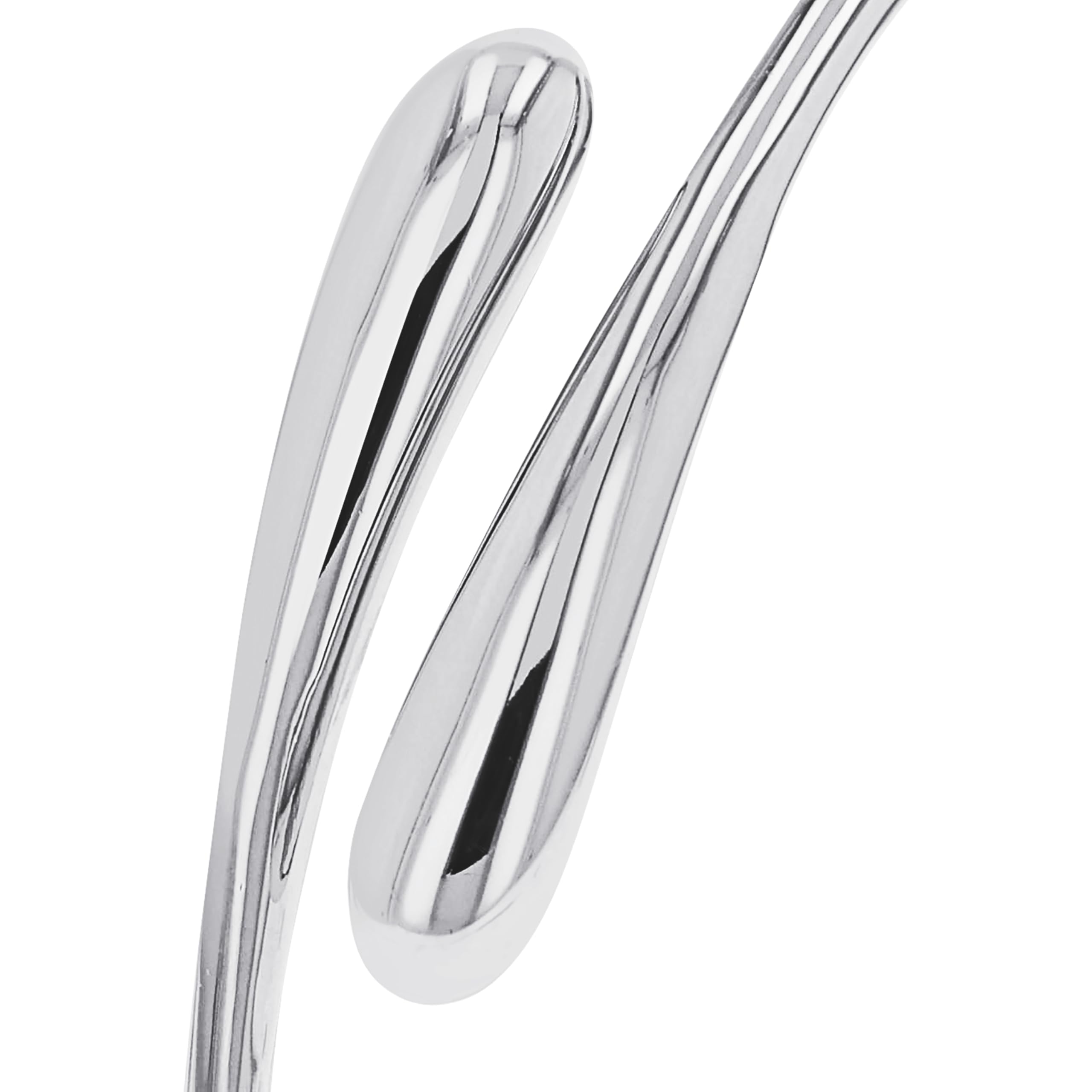 Tom Tailor Armreif für Damen, Edelstahl, 60 mm, silber, Geschenkidee, Armschmuck, Damenschmuck, 2100544
