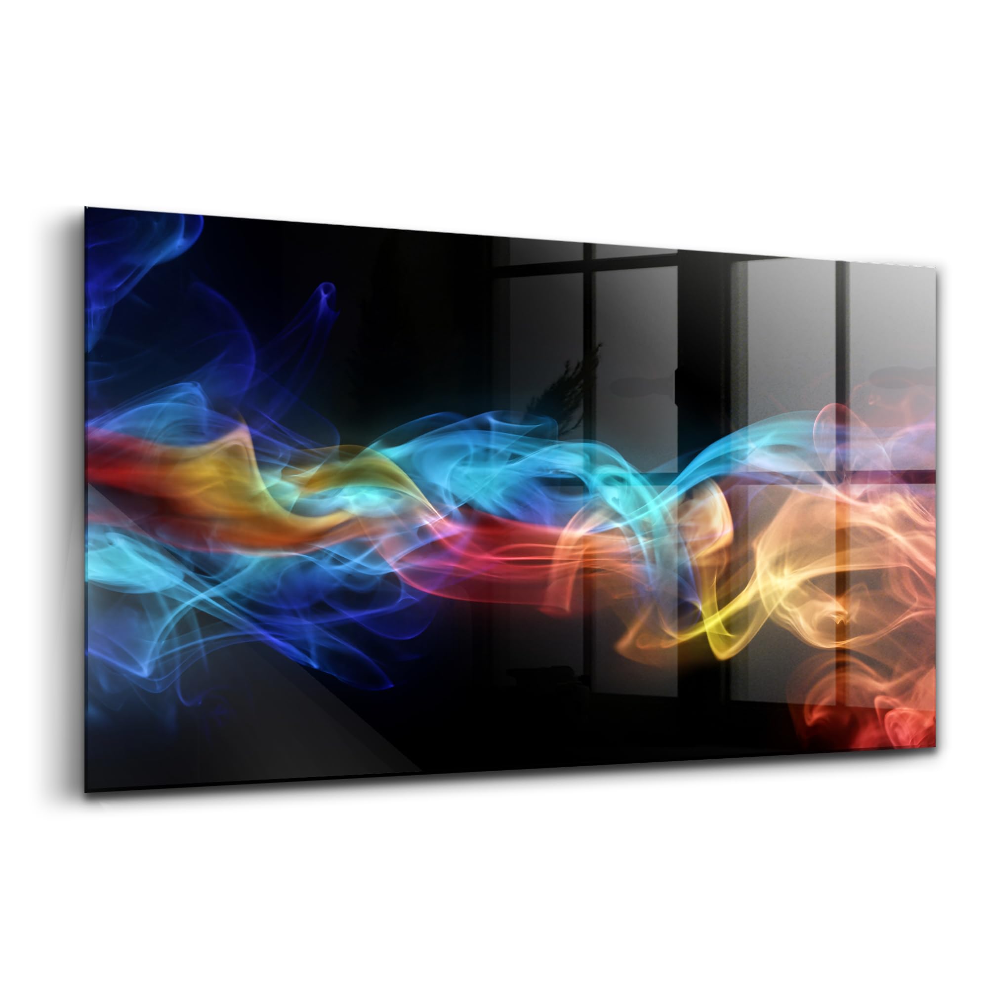Verre d'art pour l'intérieur Wallfluent de haute qualité au design abstrait premium