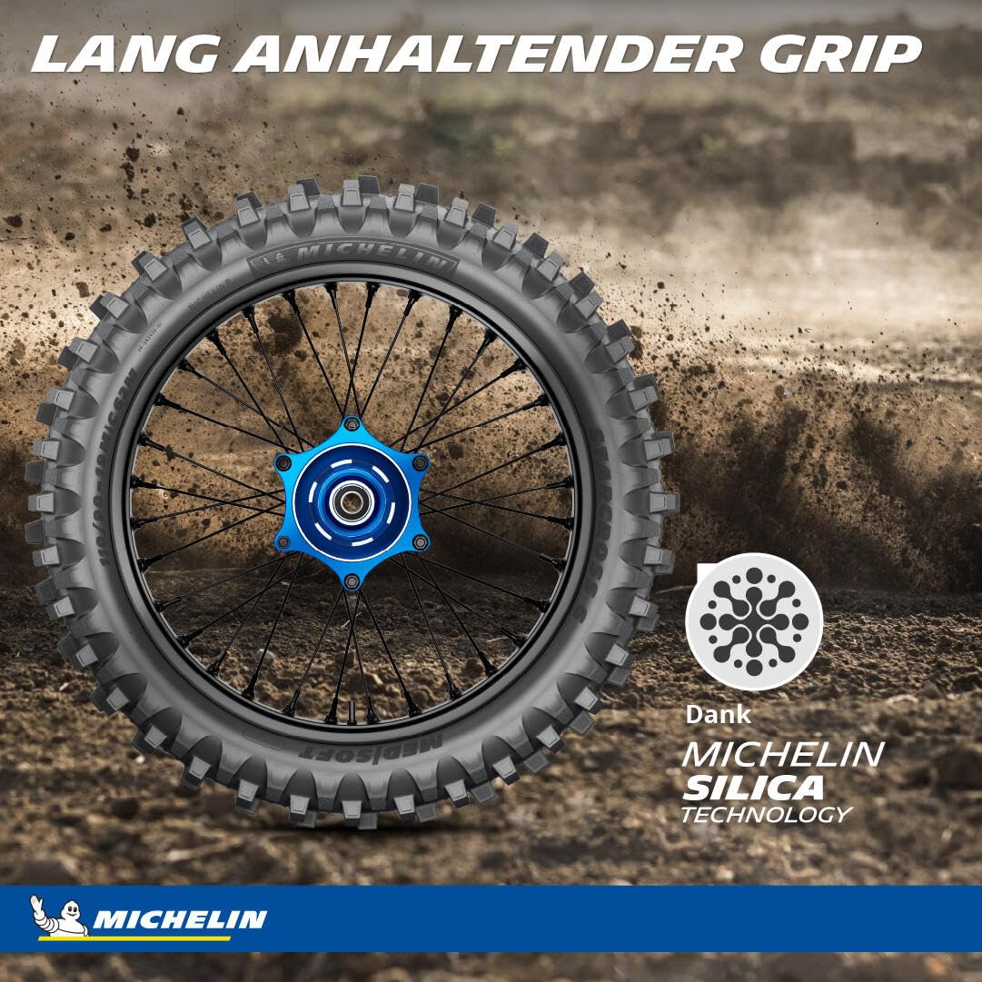 MICHELIN STARCROSS 6 MEDIUM SOFT 120/80-19 63M Rückseite Reifen