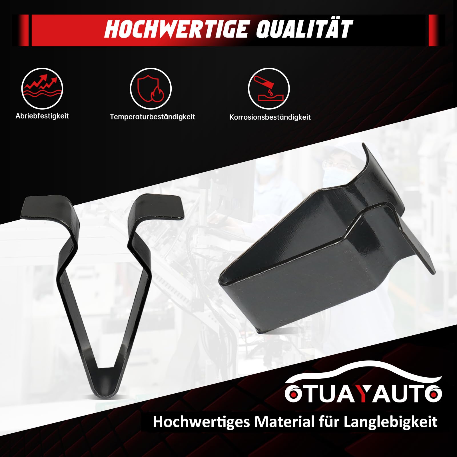 20 Clip Fissaggio Paraurti OTUAYAUTO | Compatibili VW, Audi, Seat, Skoda | Sostituisce N90833801