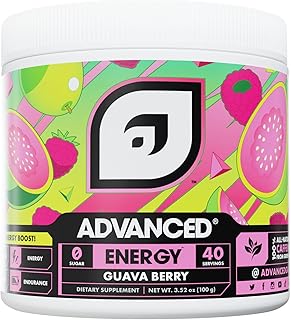 Energy - Energy Boosting Formula with Electrolytes for Hydration - L-Theanine to Combat Jitters - Sugar Free & Keto Friendly - No Maltodextrin (40 Servings) (Guava Berry)