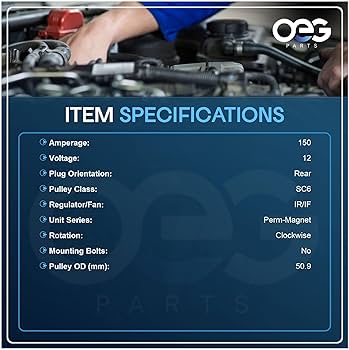 Amazon.com: OEG Parts New Alternator Compatible With