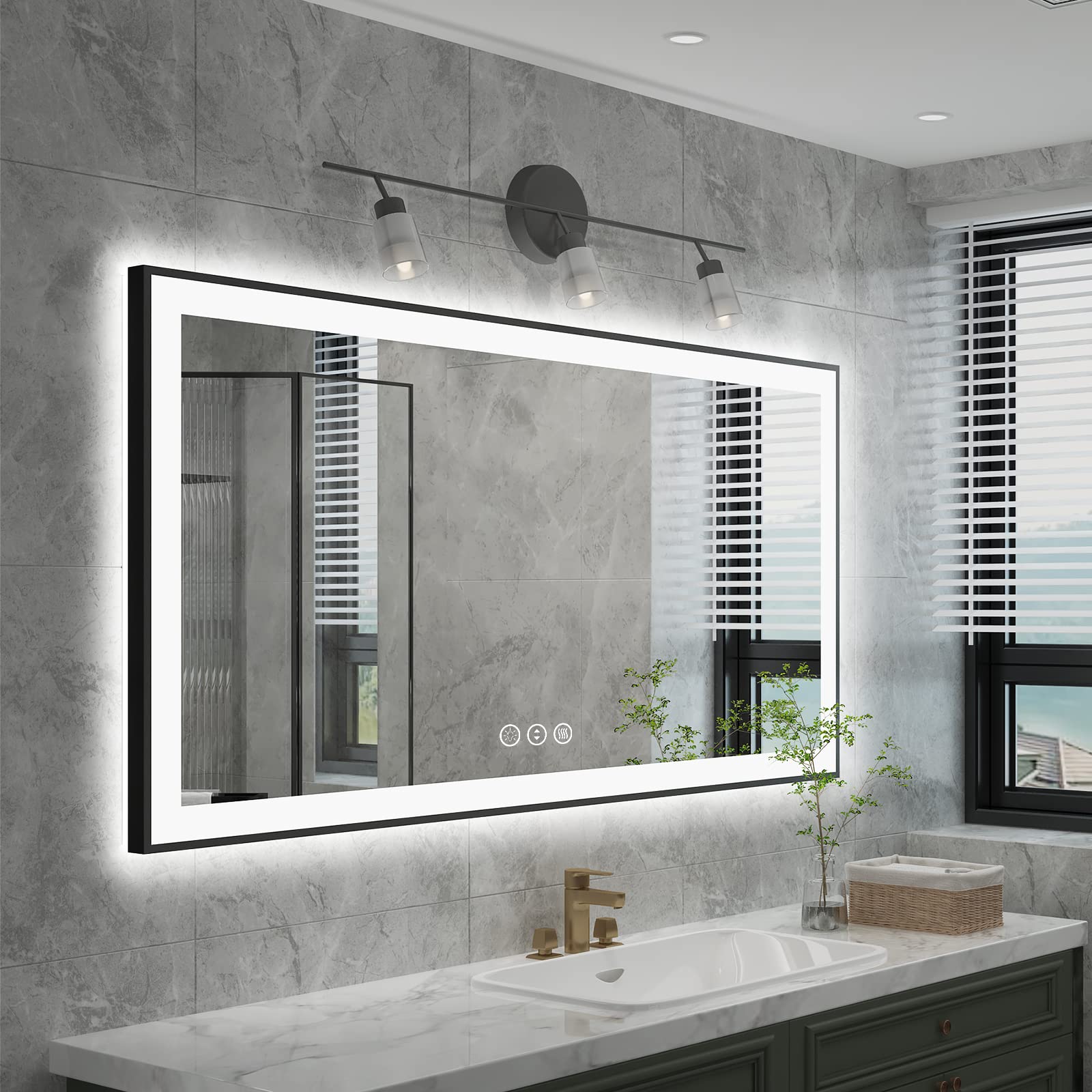 Photo 1 of CHARMOR LED Bathroom Mirror 55x30