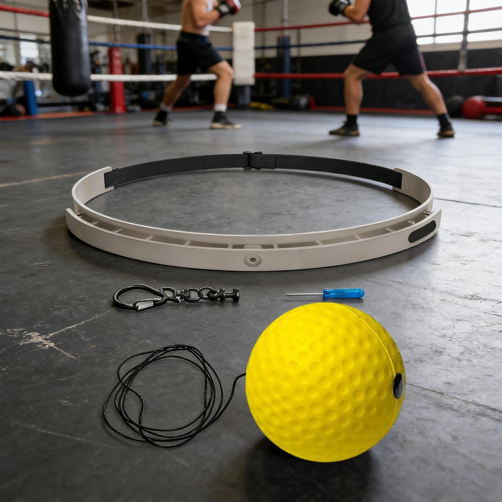 Ballon Réflexe De Boxe Avec Bandeau – PU Souple, Pour Agilité Et Coordination
