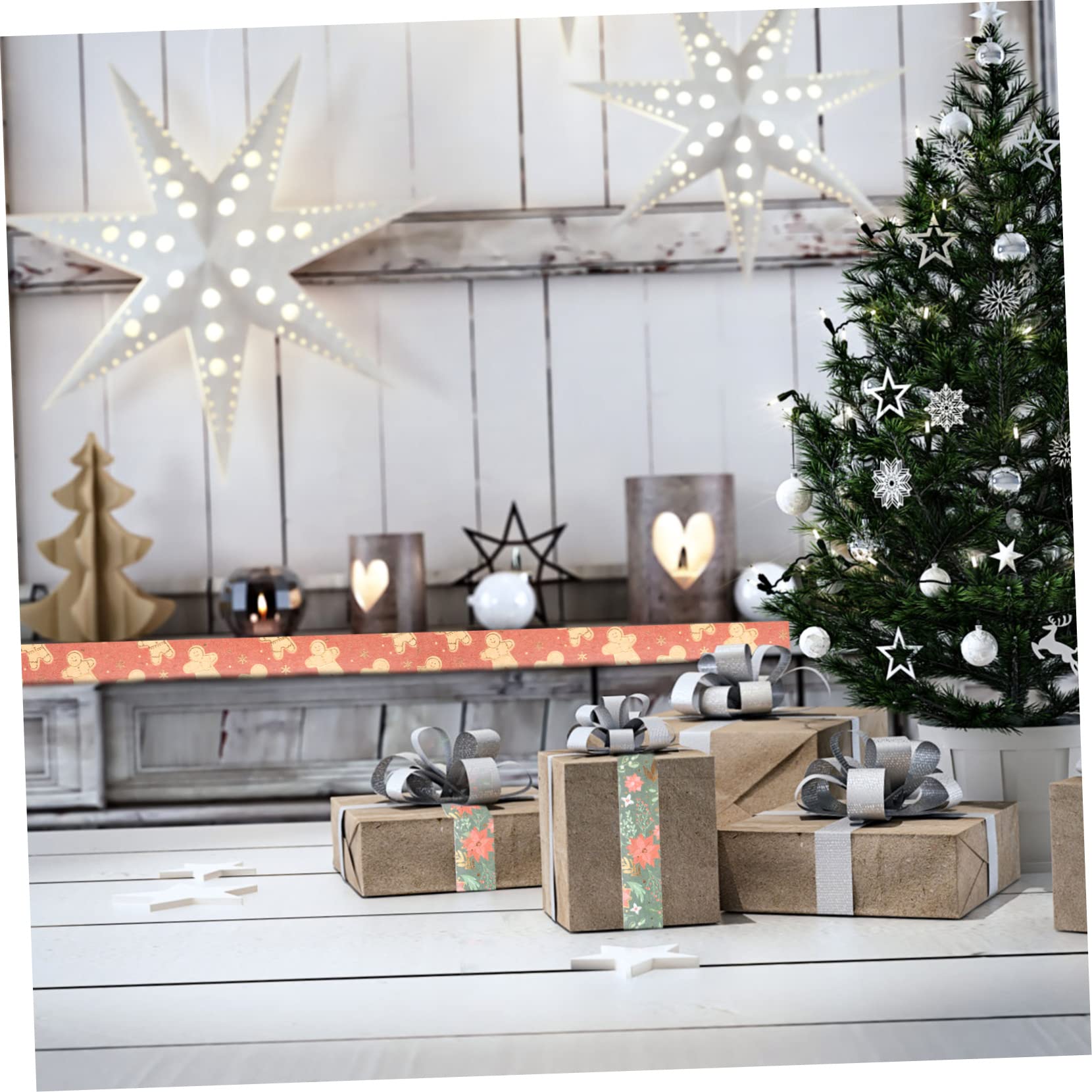 Operitacx 3 Series Cinta Washi Navideña Cinta Decorativa Para Manualidades Cinta De Manualidades Navideñas Decorativo Cintas Decorativas Cinta De Envolver Pegatinas Papel Japones 21 Rollos*3
