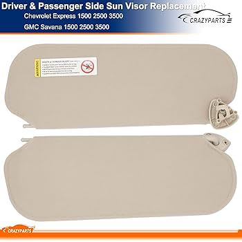 Amazon.com: CRAZYPARTS Driver & Passenger Side Sun Visor