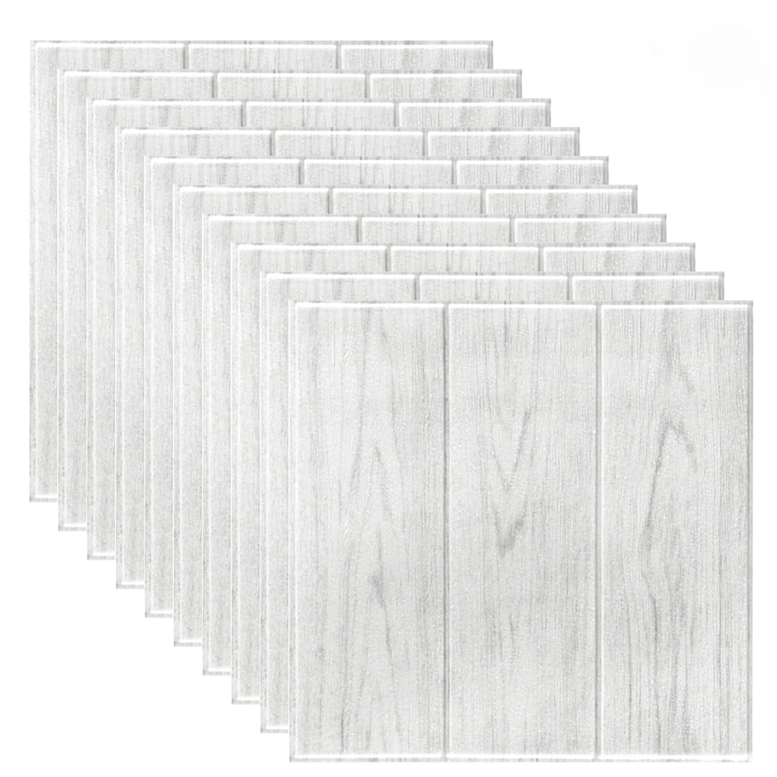 Girlsshop 20Pcs 3D Self-Adhesive Tile Stone Brick Wall Sticker Soft Foam Panels E