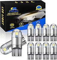 Vista 7 de YM E-Bright T10 194 - Luces LED para interior de automóvil, 168 W5W, 3030 chips 2825, bombilla LED, cúpula, mapa, puerta de maletero, luz de azul