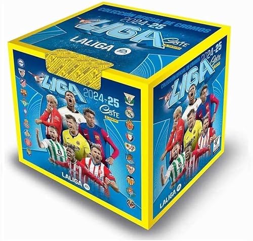 Caja con 50 Sobres de cromos de Futbol Liga Este 2024-2025 3ª EDICION Panini