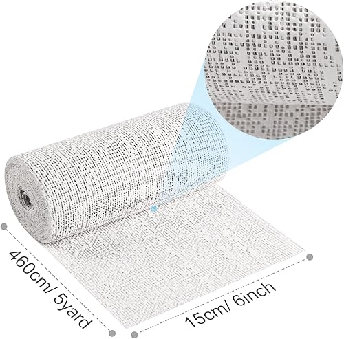 Miniatura 2 de Rollos de tela de yeso de 45 pies a 211 pies, tiras de gasa blanca, vendajes envolventes para manualidades, máscara de molde para el vientre, moldes