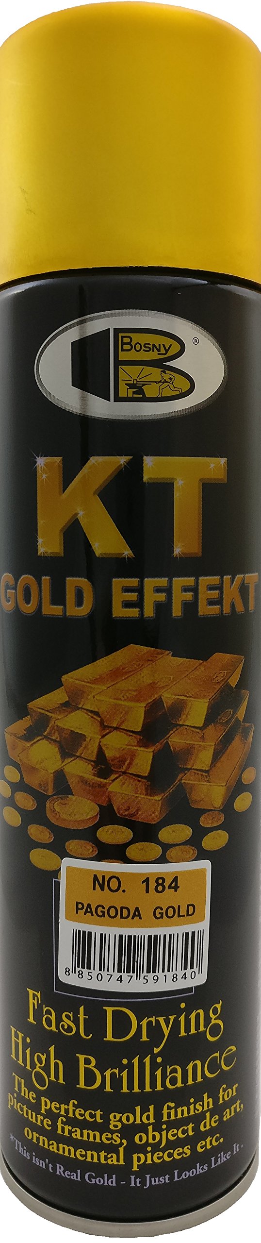 BOSNY Kt Effekt Aerosol Spray Paint (200 ml, Pagoda Gold) (B004U1E678) Amazon Price History, Amazon Price Tracker