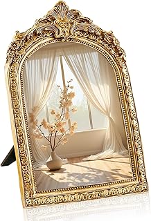 YUSONG Vintage Makeup Mirror for Tabletop - 8
