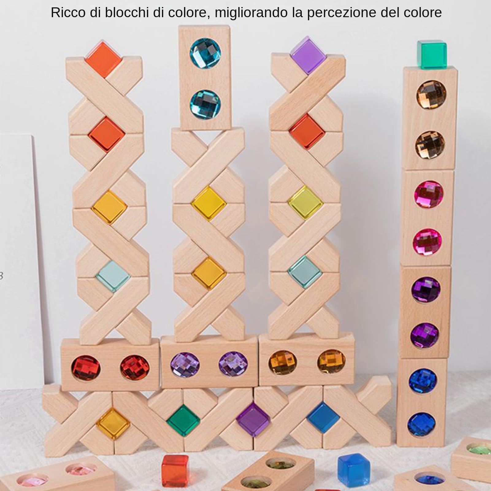 Generico Per Bambini | Giochi per lo Sviluppo Precoce - Giocattolo Sensoriale da Impilare,Per Viaggio Scuola Festa Sala Giochi Homeschooling Campo Estivo Attività Di Gruppo Compleanno Vacanza