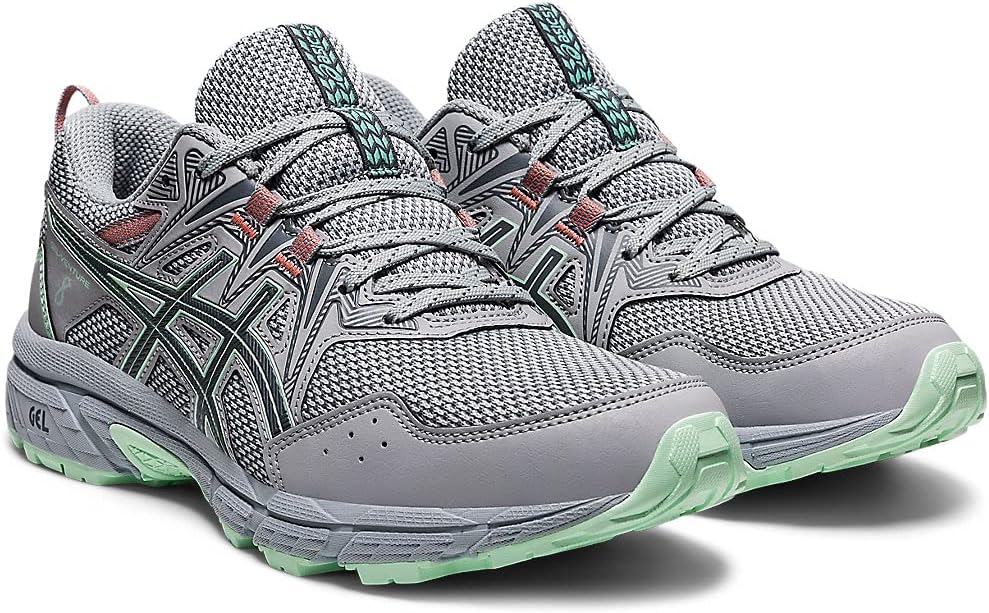 ASICS Women's Gel-Venture 8 Running Shoes, 6.5, Piedmont Grey/Metropolis