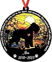 Vista 74 de Adorno personalizado para atrapasoles Bichon Frise, Bichon Frise Sun Catcher Adorno de Navidad – Regalo para perro amante, Bichon Frise 3D 2 capas