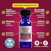 Vista 3 de Better Nail - Tratamiento para hongos debajo y alrededor de la uña - Solución de máxima resistencia al 25% para soporte de uñas - Solución