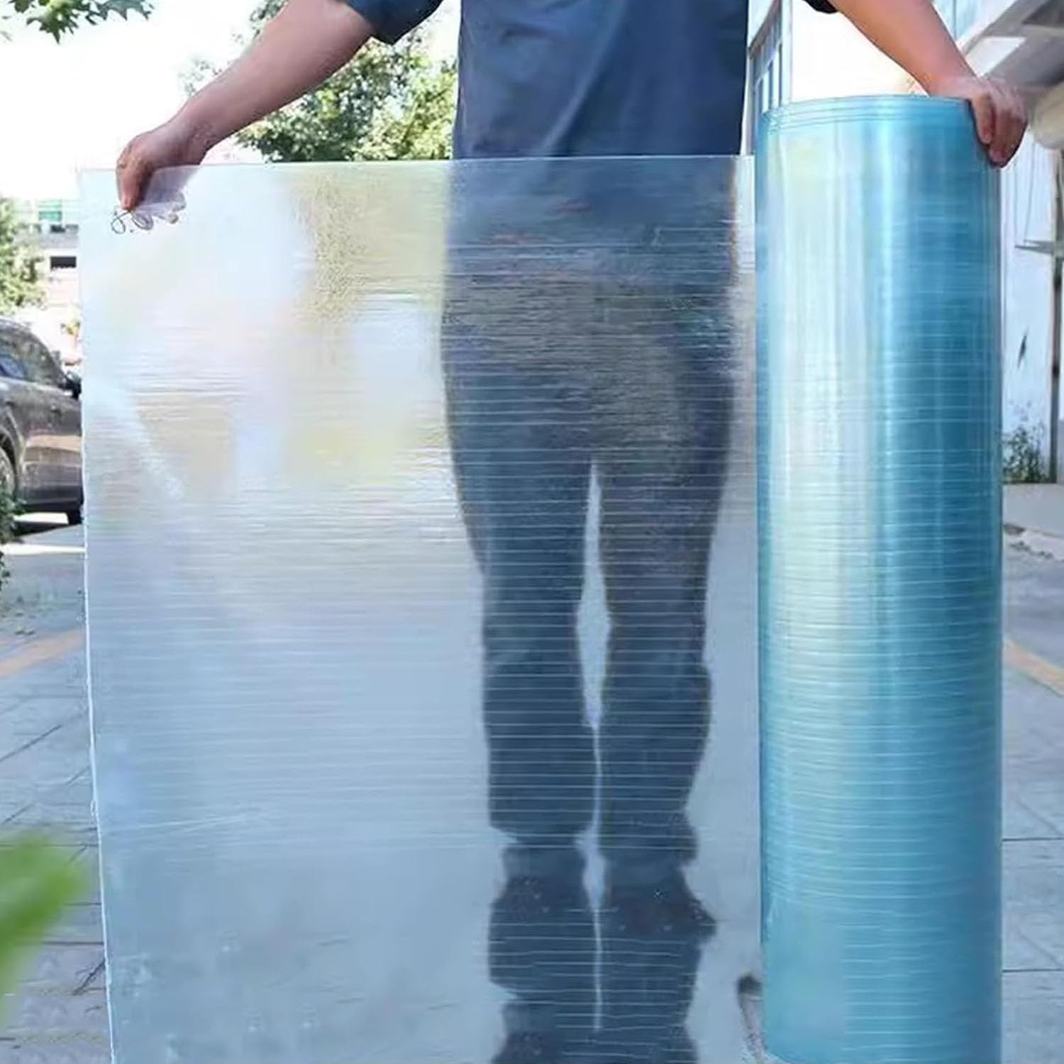 Paneles de invernadero de policarbonato impermeable y transparente de 5m