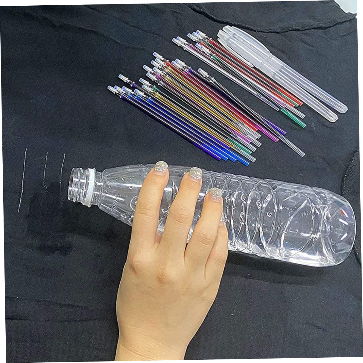 TEHAUX 9sets per Tessuti Cancellabili Ad Temperatura Penne da Cucito e Quilting Lavabile per Marcature Precise su Stoffa e Progetti DIY