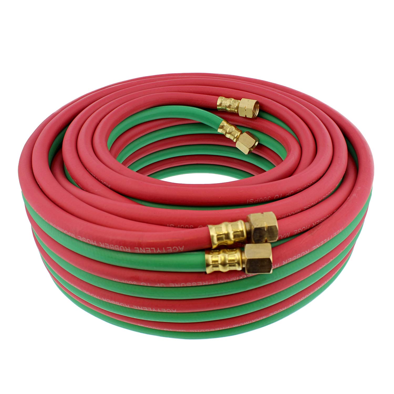 Buy ABN Oxygen Acetylene Hose 1/4 Inch B Fittings Twin Welding Hose Oxy