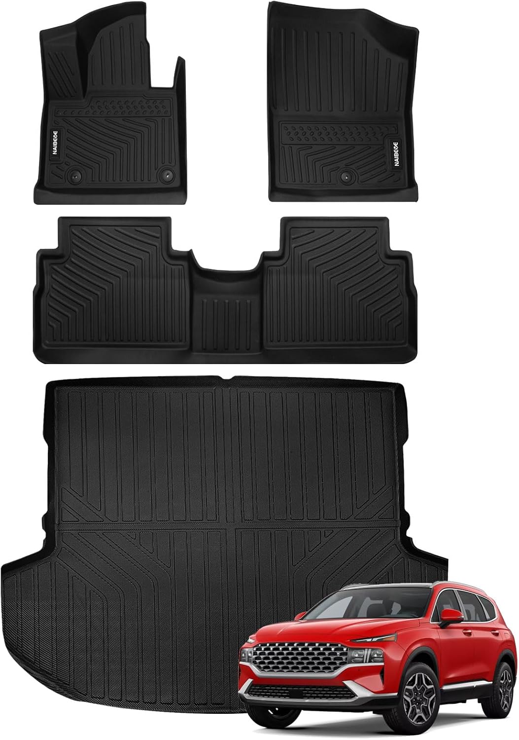 Naibeve Floor Mats for 20212023 Hyundai Santa Fe(Only