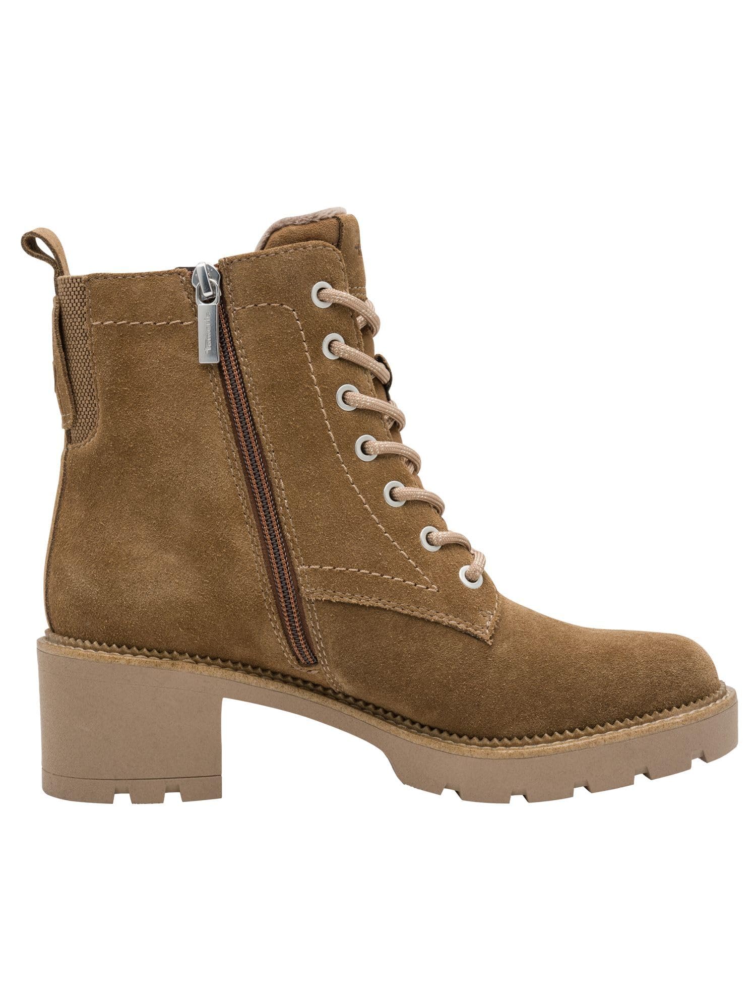 Tamaris Kobiety Tamaris Comfort Lace Boot HeelButy za kostkę